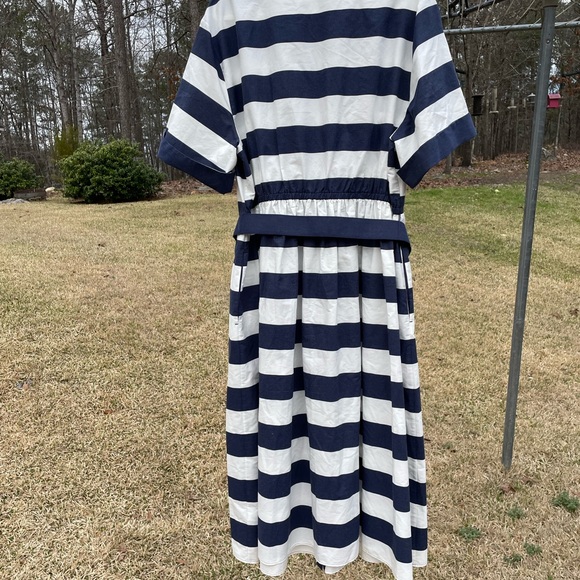 kate spade Sailor Striped Shirt Dress - Picture 3 of 10